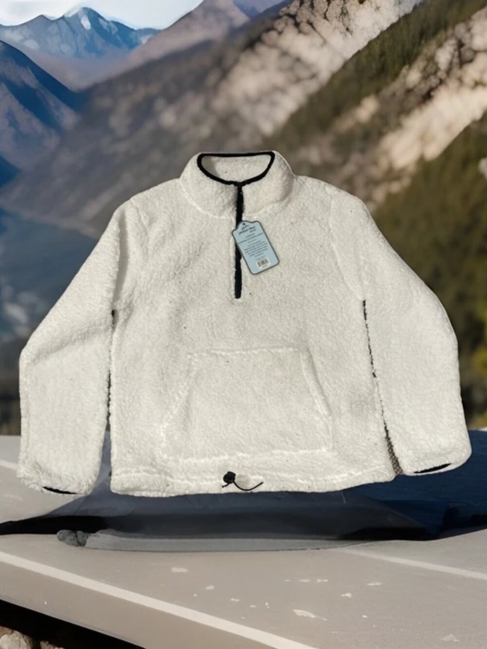 Jackson Hole Outerwear Women’s Quarter Zip Sherpa Jacket Size M